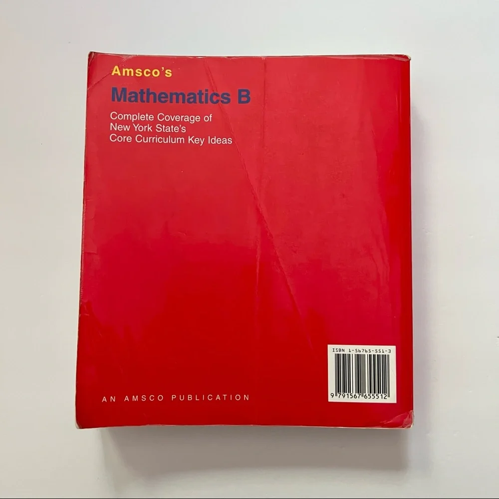 Amsco's Mathematics B Complete Coverage of New York State Core Curriculum Book